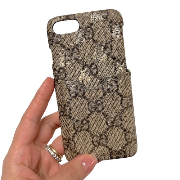 Gucci Cell Phones & Accessories Authentic Gucci 28 Supreme Bees Iphone 7 Case Poshmark